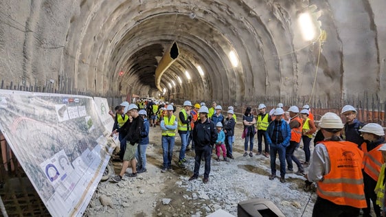 Lavori in corso per la realizzazione della circonvallazione di Merano, la più lunga dell’Alto Adige (Foto: Ingo Dejaco)