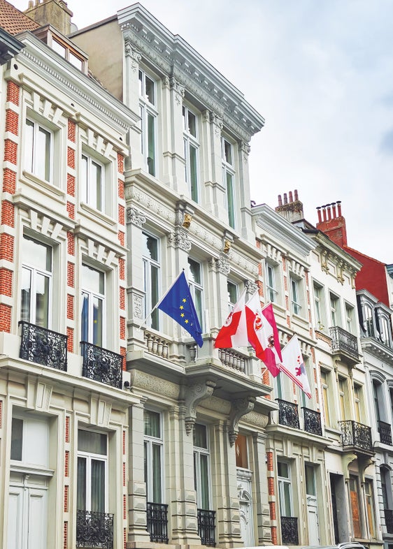 In questo edificio pubblico, in Rue de Pascale 45-47 a Bruxelles, ha sede la Rappresentanza dell’Euregio Tirolo-Alto Adige-Trentino. (Foto: Ursula Pirchstaller)