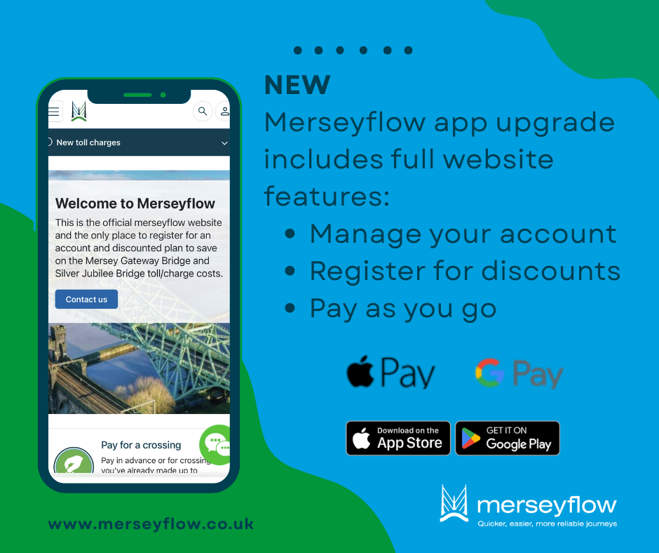 Merseyflow app upgraded to deliver full website features  