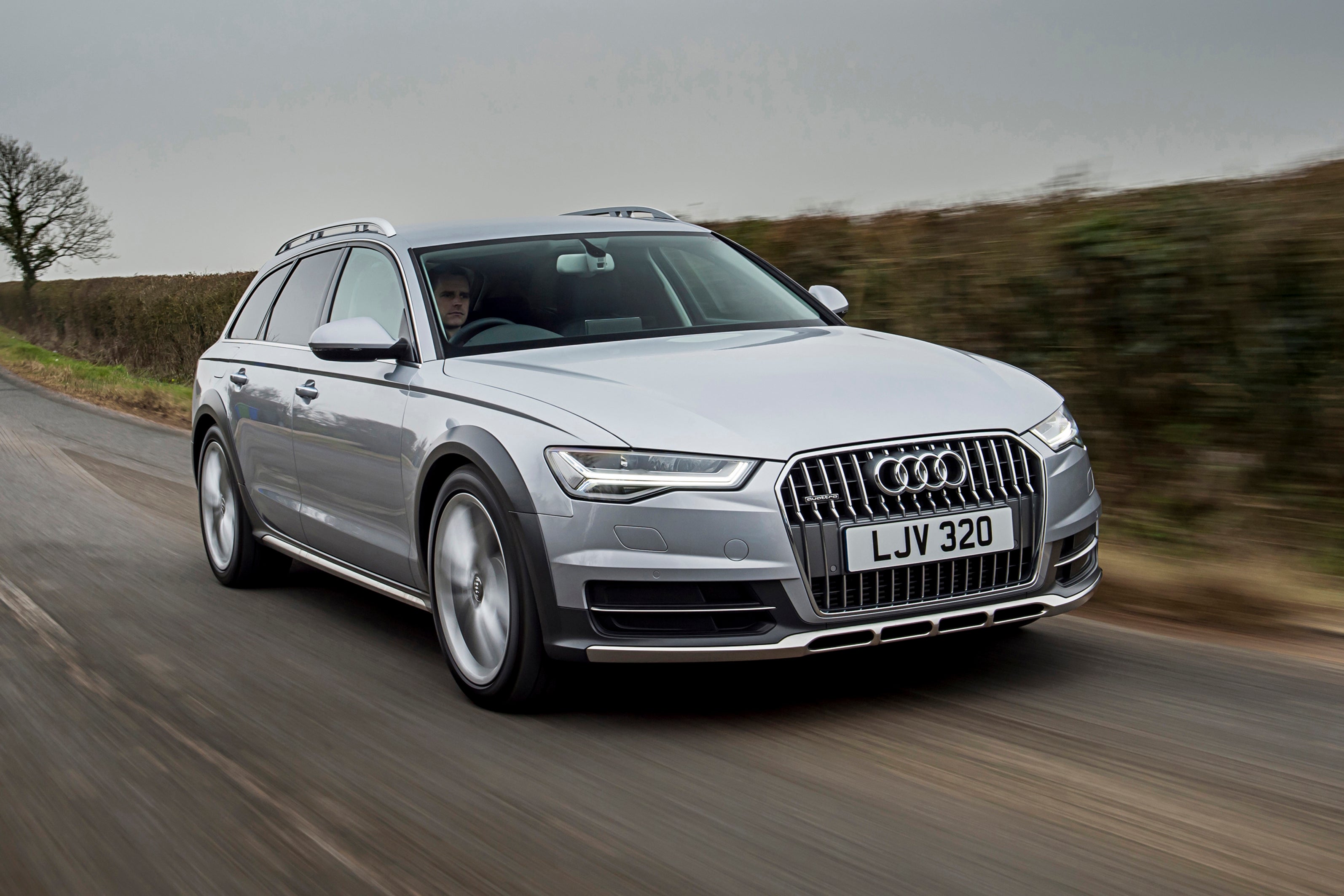 Audi A6 Allroad driving