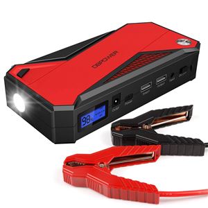 Up to 4L Gas or 2.5L Diesel Engine 12V Portable Power Pack Automotive Battery Booster Phone Charger with USB Port Smart Jumper Cables & LED Flashlight Baseus 800A Peak Car Jump Starter 