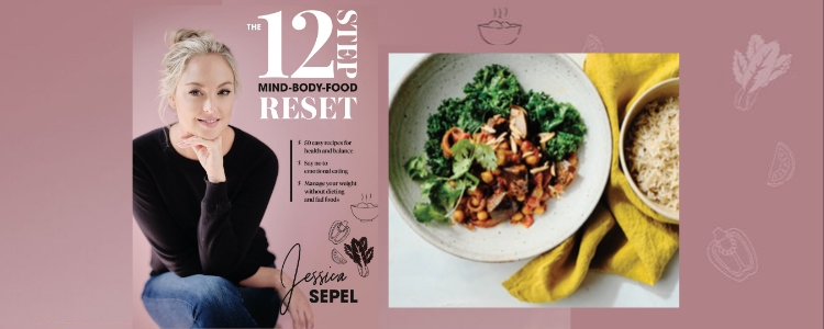 Jessica Sepel's vegan eggplant and chickpea curry