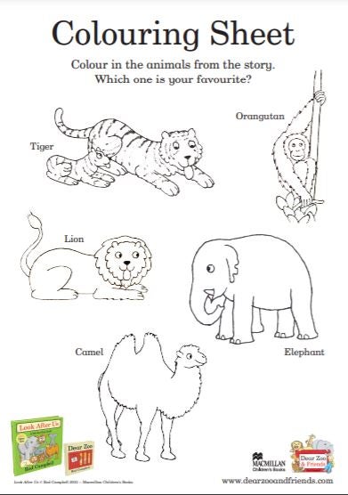 dear zoo and friends activities pan macmillan