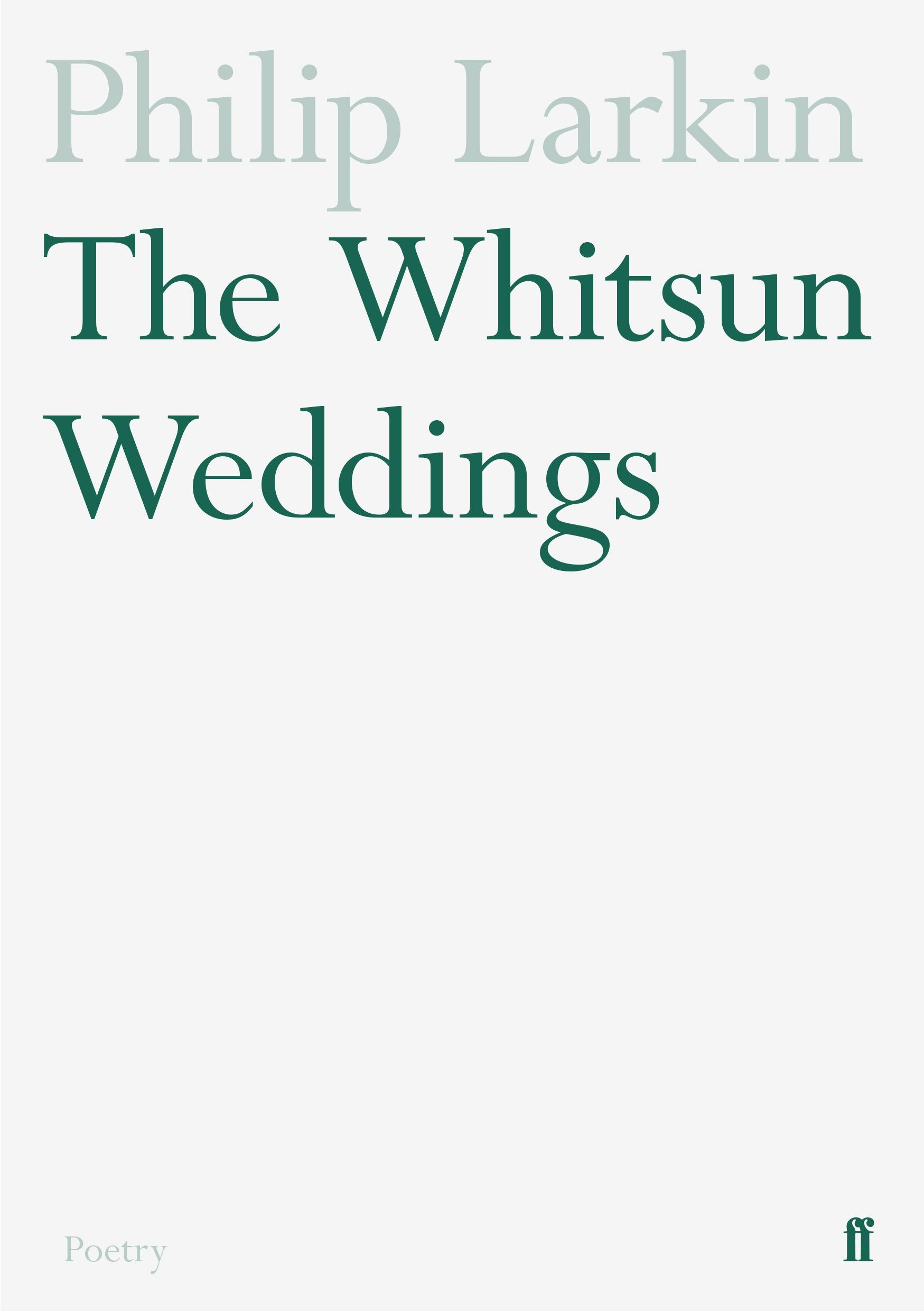 Book cover for The Whitsun Weddings