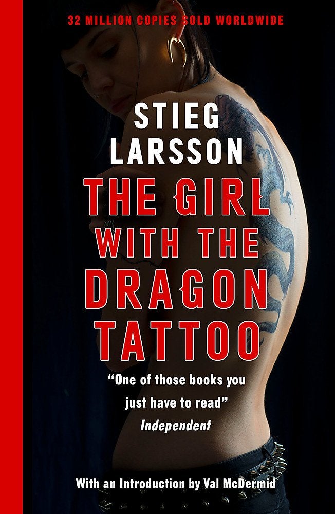 Book cover for The Girl With the Dragon Tattoo
