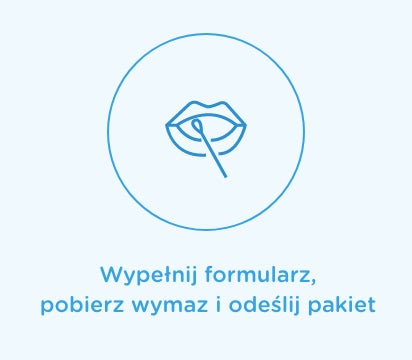 Wypełnij formularz, pobierz wymaz i odeślij pakiet