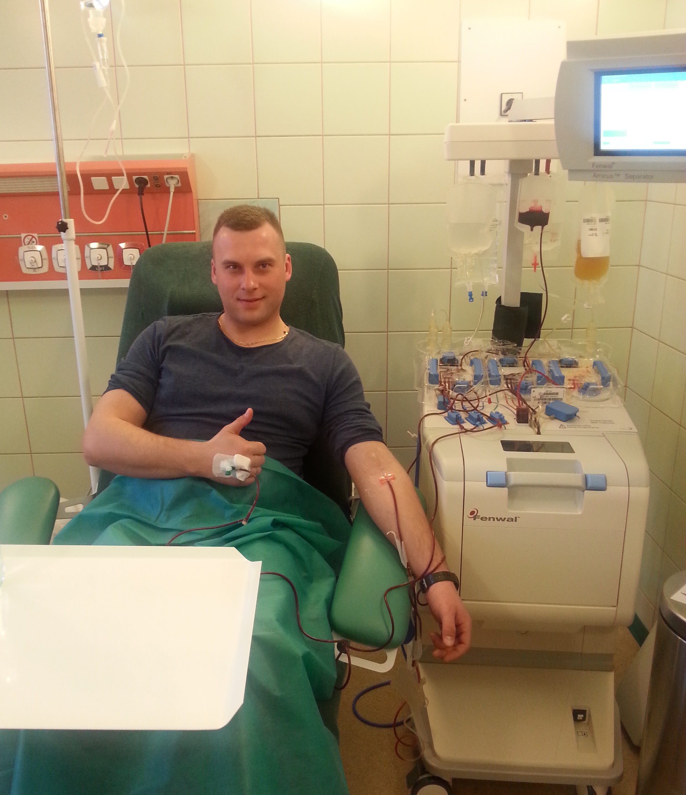 Damian, Dawca komórek macierzystych