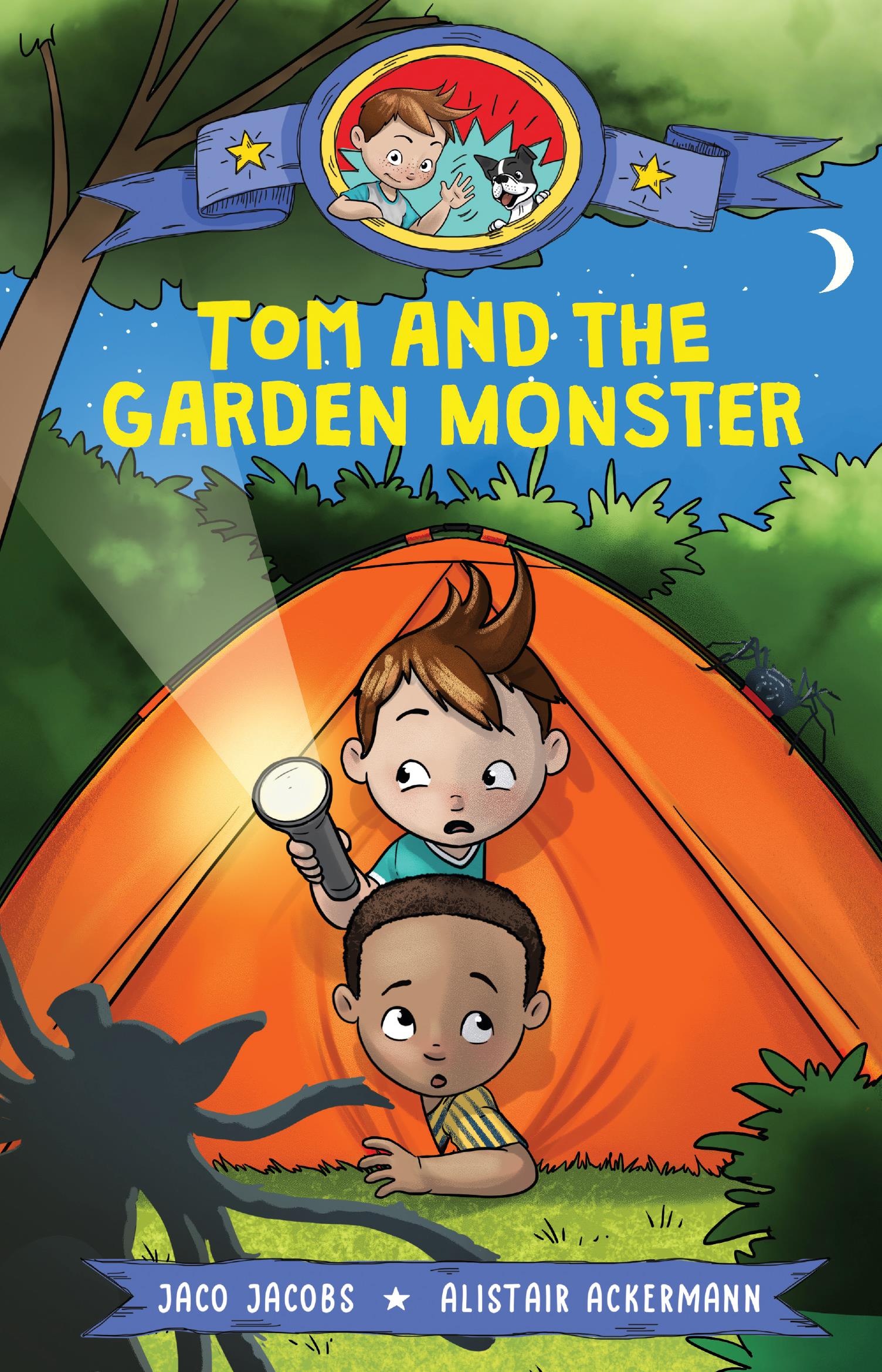 Book cover for Tom and the garden monster