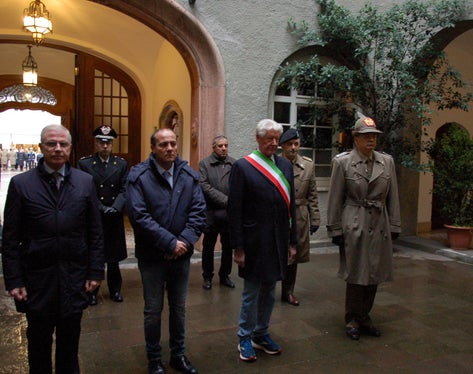 Das heutige Gefallenengedenken im Rathaus in Bozen (Foto: LPA/Fulvio Pinter)