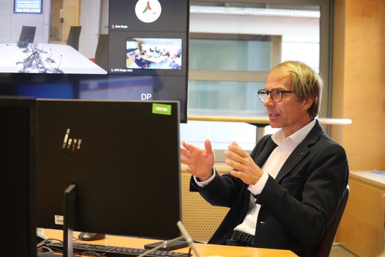 Der Direktor der Agentur für Bevölkerungsschutz Klaus Unterweger hat heute die Anfrage an den Zivilschutz nach Rom übermittelt, das Alarmierungssignal für einen Test in der Gemeinde Sand in Taufers auszulösen. (Foto: LPA/Maja Clara)