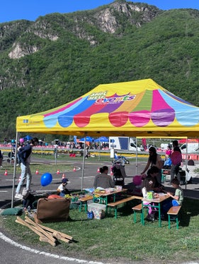 Il 6 aprile al Safety Park di Vadena è stato un giorno all'insegna della mobilità elettrica per tutte le famiglie. (Foto: Sta)