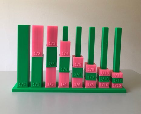 Brüche auf Stäben (Foto: LPA/Bildungsdirektion)