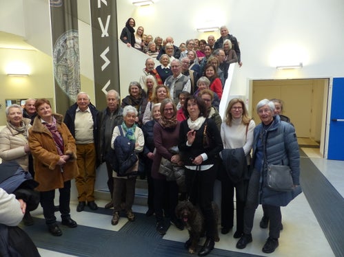 70 Mitglieder des Heimatschutzvereins besuchten am Samstag die Etrusker-Ausstellung im Kulturzentrum Trevi - Trevilab. (Foto: LPA/Rizzolli)