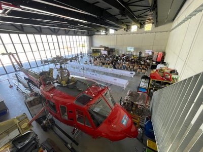 Il simposio “Costruire in alta montagna” si è tenuto vicino al confine italo-austriaco, in alta montagna, presso l'eliporto di Hochgurgl, a nord del Passo del Rombo. (Foto: Euregio/GNews)