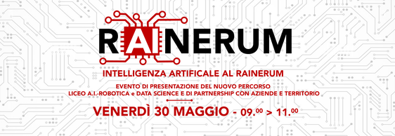 L’Istituto Rainerum di Bolzano ha scelto di introdurre le esperienze con l’IA nei propri percorsi scolastici, attivando dal prossimo anno scolastico 2025/26 una serie di progetti didattici trasversali che saranno presentati venerdì 30 maggio a Bolzano. (Foto/locandina: Rainerum)