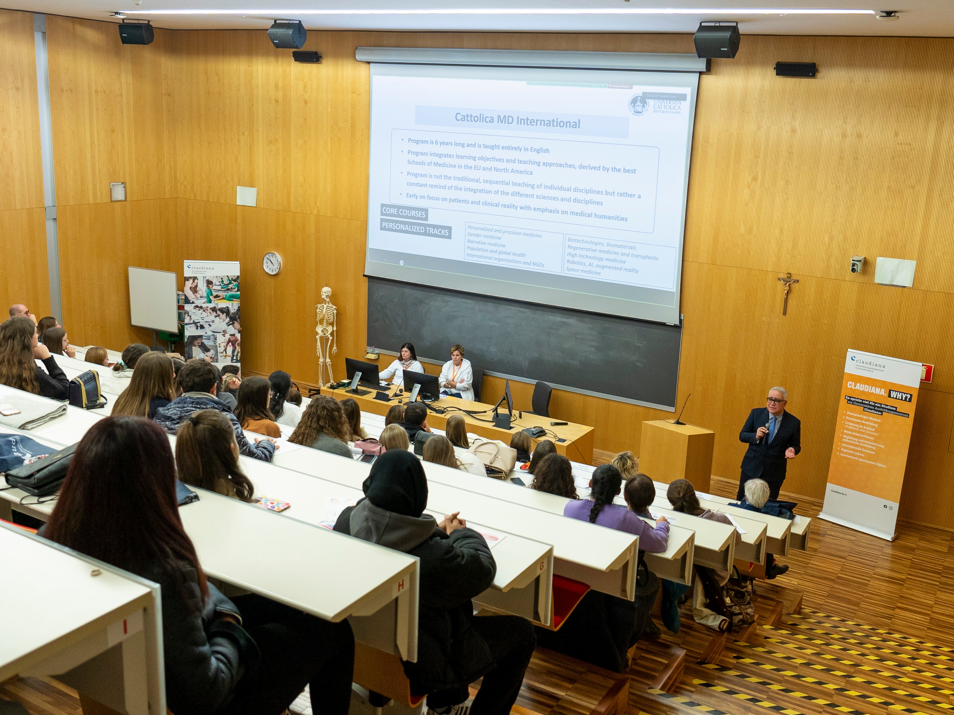 Am 30. September starten die Vorlesungen des neuen Studiengangs Medicine and Surgery. (Foto: LPA/Fabio Brucculeri)