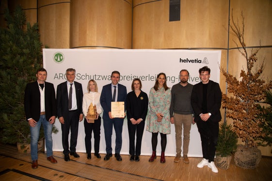 Il premio speciale è stato assegnato al progetto “Vaia - Musica contro l'oblio”, dell'Orchestra Haydn di Bolzano e Trento. (Foto: USP/Ripartizione Servizio forestale)