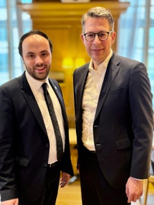 Landesrat Philipp Achammer hat in München Staatsminister Markus Blume getroffen und mit ihm vereinbart, den Austausch zwischen Südtirol und Bayern weiterhin zu pflegen. (Foto: LPA)