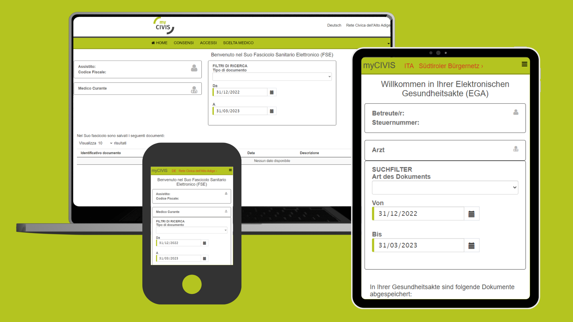 Dal 30 giugno tutti i dati e documenti sanitari antecedenti il 19 maggio 2020 saranno progressivamente inseriti nel Fascicolo Sanitario Elettronico. (Foto: ASP)