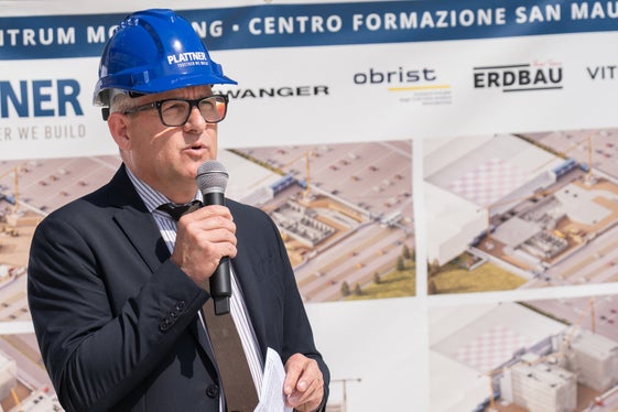 “Con questo progetto stiamo creando un vero e proprio campus dedicato agli studenti delle professioni sanitarie, offrendo spazi moderni, funzionali e integrati con i futuri sviluppi dell’area, come la Facoltà di Medicina, gli alloggi per il personale e l’asilo nido”, ha spiegato l'assessore Christian Bianchi. (Foto: USP/ Greta Stuefer)