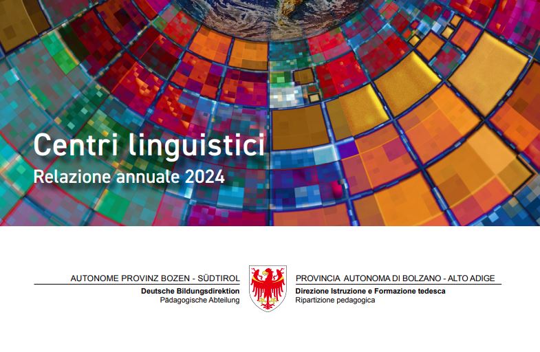 La copertina della Relazione annuale 2024 dei Centri linguistici (Foto. USP)