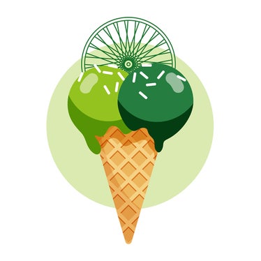 Chi vuole aggiudicarsi una pallina di gelato deve completare almeno tre challenge giornaliere (Foto: LPA/Green Mobility) 