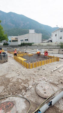 Lavori in corso a Bolzano Sud nei pressi di via Einstein per migliorare a lungo termine la viabilità della zona industriale e conseguentemente del capoluogo. (Foto: USP/Dipartimento Infrastrutture e Mobilità)