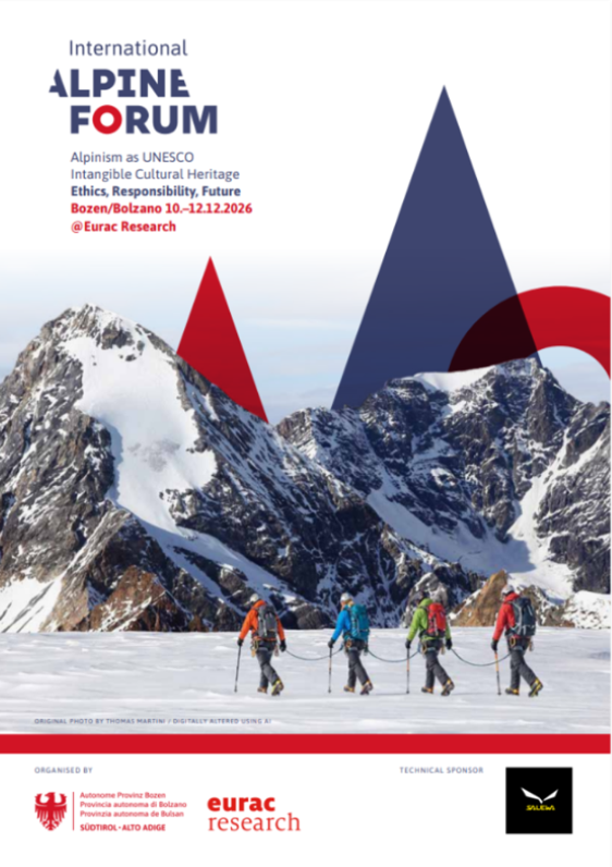 L'alpinismo, il suo valore culturale e le sfide che ne plasmeranno il futuro: i temi che saranno al centro dell’International Alpine Forum – Alpinism as UNESCO Intangible Cultural Heritage: Ethics, Responsibility, Future, dal 10 al 12 dicembre 2026 a Bolzano. (Foto: IAF)
