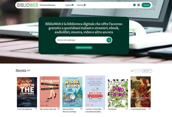 Il servizio, promosso dall’Ufficio Educazione permanente, biblioteche e audiovisivi consente agli utenti delle biblioteche di accedere gratuitamente a quotidiani, e-book, audiolibri, film e altro. (Foto: USP/Ufficio Educazione permanente, biblioteche e audiovisivi)