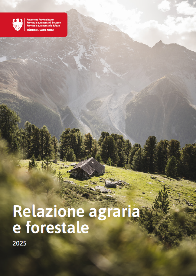 Il 21 luglio, l'assessore provinciale Luis Walcher presenterà, nel corso di una conferenza stampa, insieme ai rappresentanti dei vari settori, la Relazione agraria e forestale 2025. (Foto: USP)