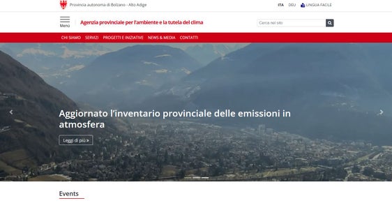 Contenuti chiari e facilmente accessibili e un design accattivante caratterizzano il nuovo portale web dell'Agenzia provinciale per l'ambiente e la protezione del clima, ora online. (Foto: USP)