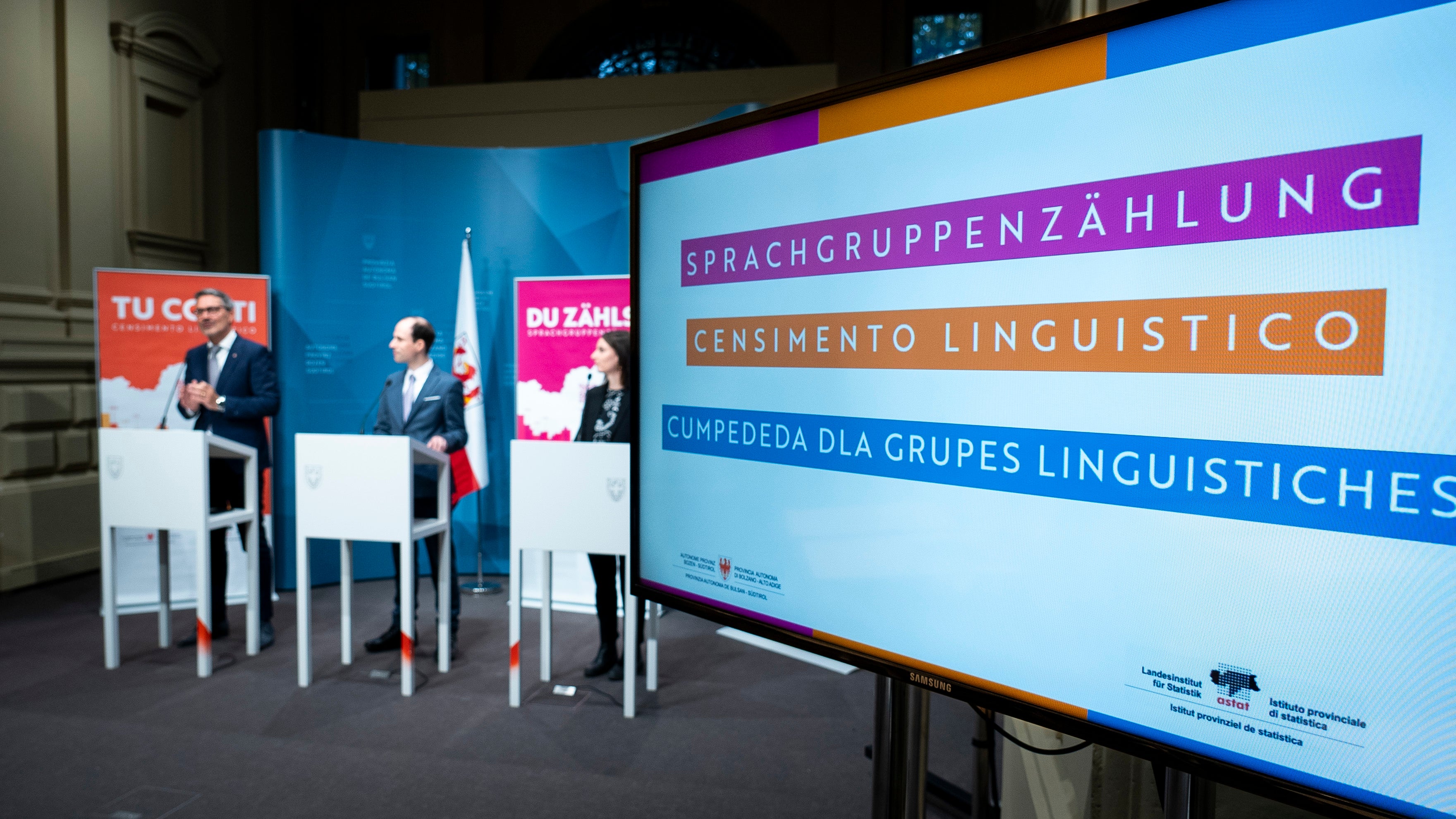 Il 6 dicembre verranno presentati a Palazzo Widmann i risultati del censimento linguistico (Foto: USP/Fabio Brucculeri)