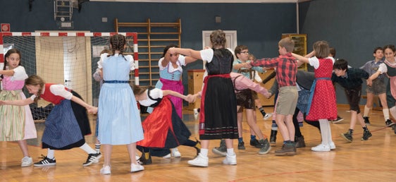 Voller Einsatz beim Auftanz in der Goethe-Schule in Bozen (Foto: LPA/Franz Hermeter)