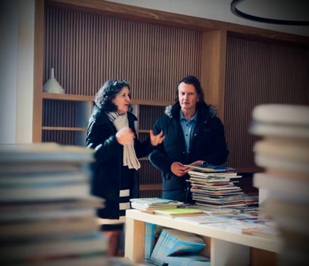 Il sovrintendente Vincenzo Gullotta con la dirigente Lidia Fellai (Foto: ASP)