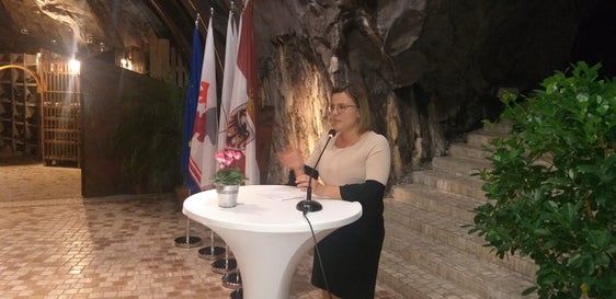 La rappresentante dei partecipanti altoatesini, Nicol Mastella (Foto: Euregio)