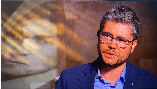 Patrick Rina moderatore della serata, leggerà brani di Karl Felix Wolff. (Foto: Günther Neumair)