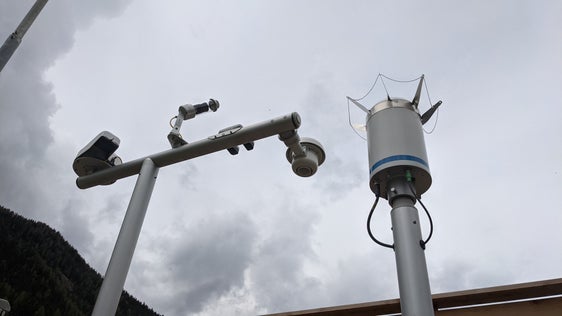 La rete di misurazione in Alto Adige comprende 95 stazioni meteorologiche automatiche. Nella foto la stazione di Sesto. (Foto ASP/Agenzia per la Protezione civile/Ufficio meteorologia e prevenzione valanghe) 