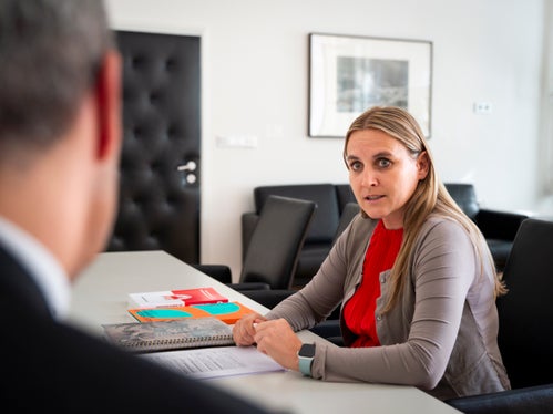L'attuazione concreta delle richieste di politica femminile del Piano d'azione per la parità di genere Æquitas ha la massima priorità ha affermato Ulrike Oberhammer nel corso dell'incontro. (Foto: ASP/Fabio Brucculeri)