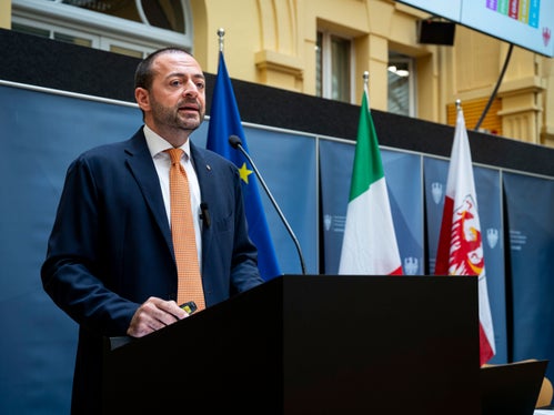 Il vicepresidente Marco Galateo: Il nuovo anno si apre con una scuola in salute, che proporrà agli studenti iniziative in ambiti quali orientamento, sicurezza in rete, prevenzione del bullismo, sostenibilità e legalità. (Foto: USP/Fabio Brucculeri)