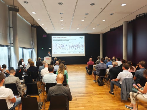 Landeshauptmann Kompatscher war am 15. Juli Gast beim Forum Digital im Forschungsinstitut Eurac. (Foto: LPA/Ursula Pirchstaller)