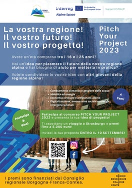 I giovani creativi hanno tempo sino al 10 settembre presentare i loro progetti al concorso Pitch your Project promosso da EUSALP sulle tematiche della sostenibilità (Foto: ASP/EUSALP)