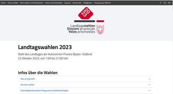 Das Wahlportal - das die Südtirol Informatik&nbsp;Siag&nbsp;in Zusammenarbeit mit dem Landesamt für institutionelle Angelegenheiten eingerichtet hat - hielt auch den um Mitternacht und in den frühen Morgenstunden besonders starken Zugriffen problemlos stand. (Foto: LPA)