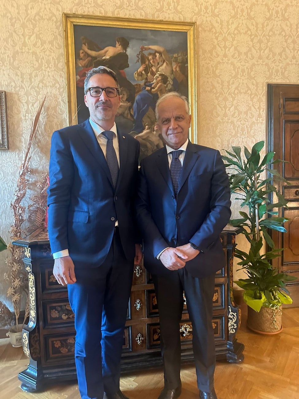 Il presidente della Provincia autonoma di Bolzano, Arno Kompatscher, ha incontrato al Viminale il ministro dell'Interno, Matteo Piantedosi (Foto: ASP)
