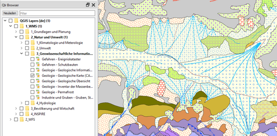 Die geologische Karte CARG wird kontinuierlich aktualisiert und erweitert. (Foto: Landesamt für Landesplanung und Kartografie)