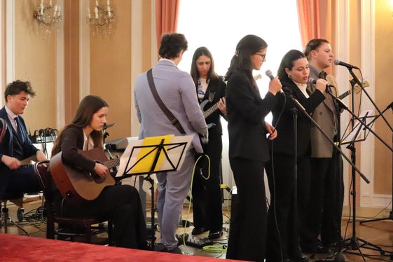 Sound of Kaiser: Die Kaiserhofband gestaltete die 50-Jahr-Feier musikalisch. (Foto: LPA/Maja Clara)