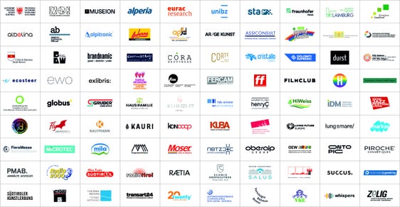 Ad oggi 90 partner, tra cui Provincia e Comune di Bolzano, hanno aderito al Pride Month di giugno 2024 (Grafica: ASP/Ufficio Lingue ufficiali e diritti civici)