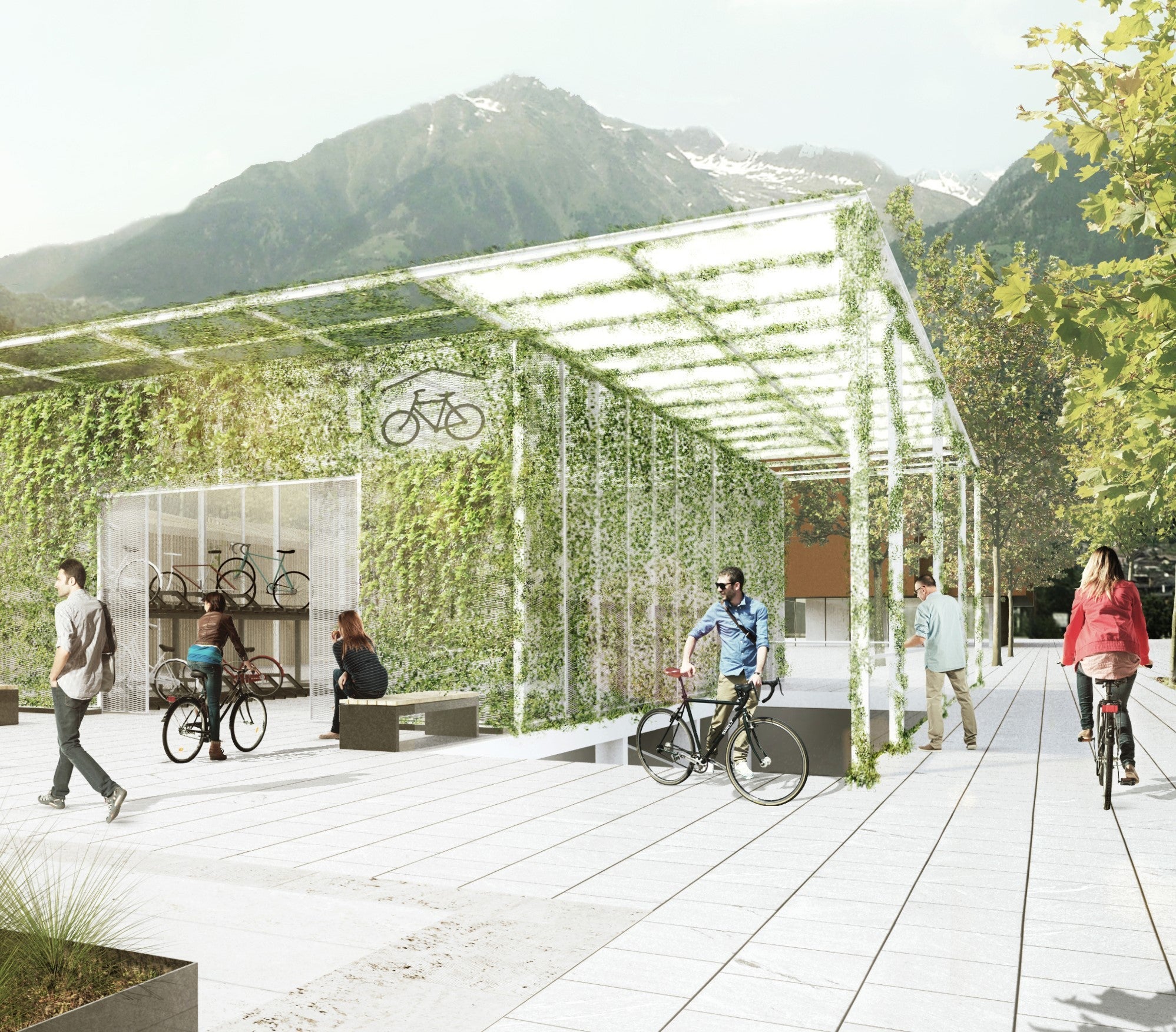 A lungo termine, presso la stazione di Merano sorgerà un moderno Centro mobilità che collegherà ferrovia, autobus, traffico ciclistico e traffico pedonale. (Foto: USP/Dipartimento Infrastrutture e Mobilità)