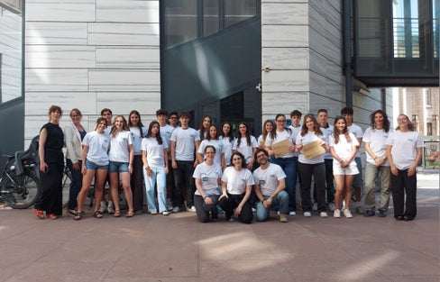 32 Schülerinnen und Schüler italienischsprachiger Oberschulen werden das nächste Schuljahr (oder Teile davon) an Schulen in Deutschland absolvieren. Bei einem Treffen wurden organisatorische Details geklärt. (Foto: LPA)