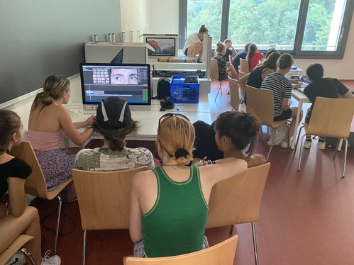 Die Arbeit an den Musik-Videos (Foto: Thomas Troi)