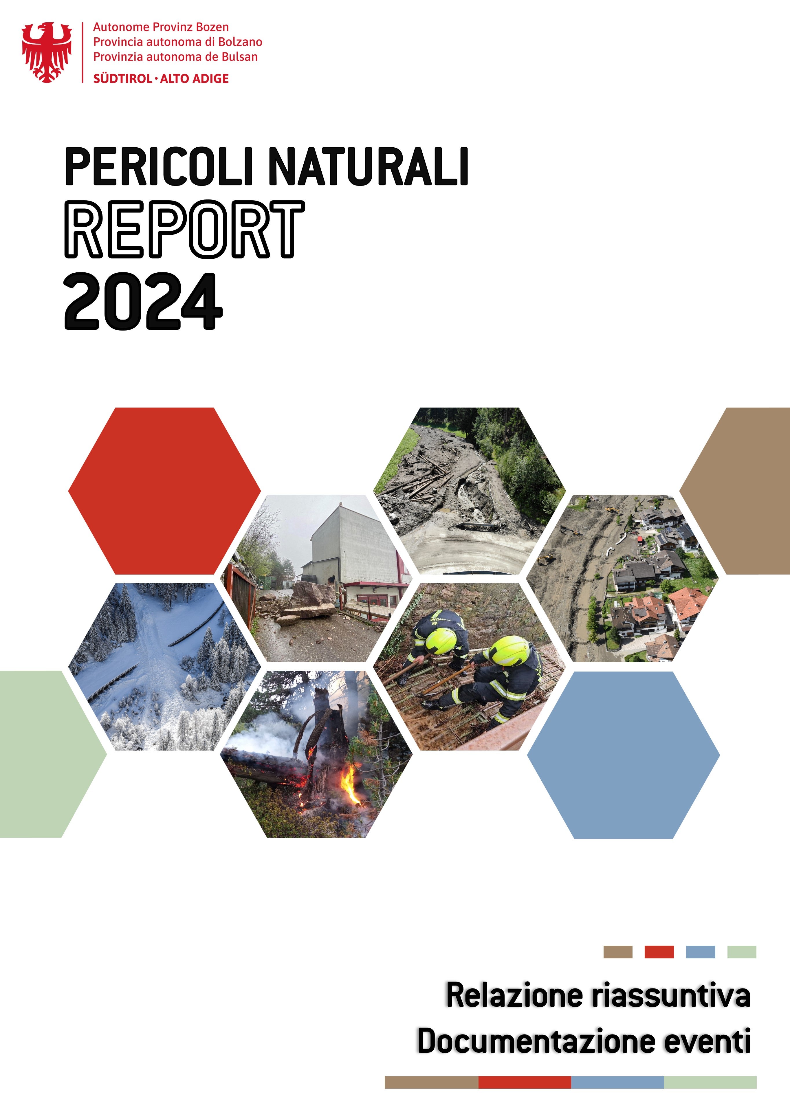 Appena stampato: il Report Pericoli Naturali 2024 (Foto: USP/Centro funzionale provinciale)